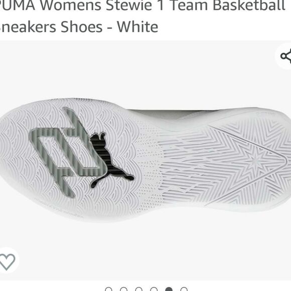 PUMA Womens Stewie 1 Team Basketball Sneakers Shoes - White - Picture 7 of 10